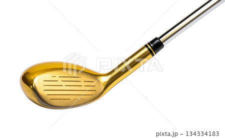 Golf clubs isolated on white background 134334183