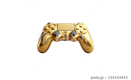 Wireless video game controller or joystick with black buttons for gaming isolated on white background. Wireless video game controller or joystick with black buttons for gaming isolated on white background. 134334433