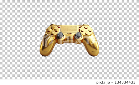 Wireless video game controller or joystick with black buttons for gaming isolated on white background. Wireless video game controller or joystick with black buttons for gaming isolated on white background. 134334433