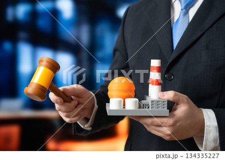 A court decision on an industrial plant. Litigation in the energy or chemical industries. Legal risks, environmental claims and regulatory oversight. Industrial compliance , ESG and corporate risk A court decision on an industrial plant. Litigation in the energy or chemical industries. Legal risks, environmental claims and regulatory oversight. Industrial compliance , ESG and corporate risk 134335227