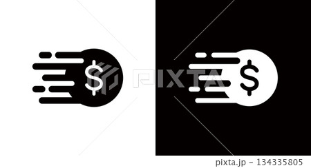 ファストマネー、迅速な支払いのアイコン,金融テクノロジー,素早い取引きで利益を狙う投資家の資金 ファストマネー、迅速な支払いのアイコン,金融テクノロジー,素早い取引きで利益を狙う投資家の資金 134335805
