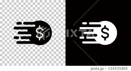 ファストマネー、迅速な支払いのアイコン,金融テクノロジー,素早い取引きで利益を狙う投資家の資金 ファストマネー、迅速な支払いのアイコン,金融テクノロジー,素早い取引きで利益を狙う投資家の資金 134335805