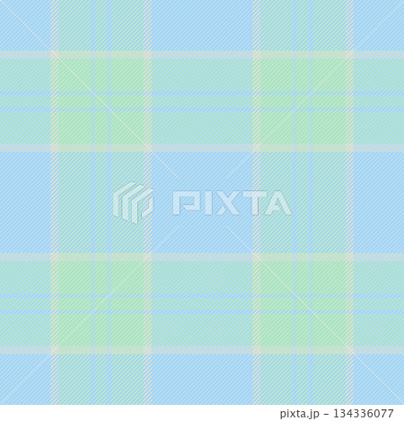 Popular pattern textile seamless, teenage background tartan texture. Uniform vector check plaid fabric in light and cyan colors. 134336077