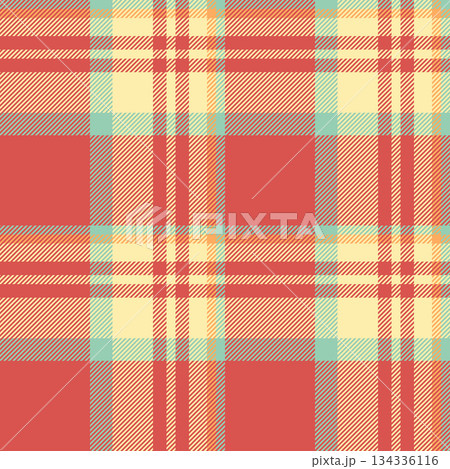 Trendy plaid pattern.  Use for textiles, backgrounds, apparel, or design elements. Evokes a vintage, warm, and cozy vibe. Great for fashion, home decor. 134336116