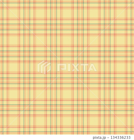 Brand plaid fabric check, hounds tooth background pattern texture. Perfect textile seamless tartan vector in yellow and orange colors. Brand plaid fabric check, hounds tooth background pattern texture. Perfect textile seamless tartan vector in yellow and orange colors. 134336233