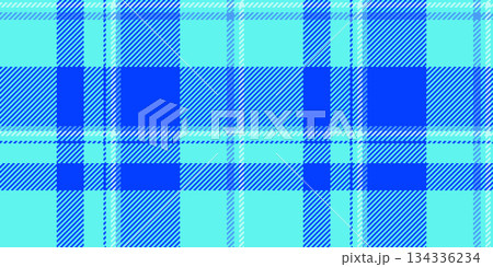 Marketing pattern textile background, customize plaid tartan check. Worldwide vector seamless texture fabric in teal and bright colors. 134336234