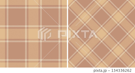 Classic plaid pattern set. Earthy tones evoke warmth and tradition. Ideal for textile design, backgrounds, or vintageinspired projects. Timeless style. 134336262