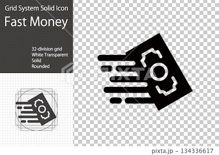 Fast money, quick payment icon, financial technology, investors' funds aiming for profits through quick transactions Fast money, quick payment icon, financial technology, investors' funds aiming for profits through quick transactions 134336617