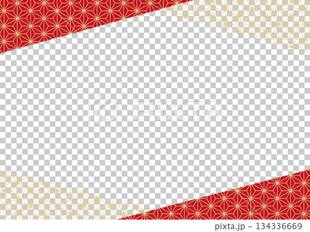 Simple Japanese style New Year frame background Simple Japanese style New Year frame background 134336669