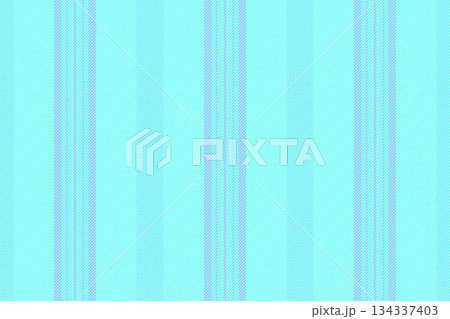 Site pattern texture vector, trend seamless vertical stripe. Long background fabric textile lines in teal and cyan colors. 134337403
