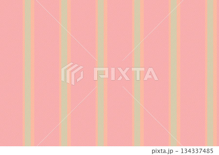 Lge seamless background lines, improvement vector pattern vertical. Tetting stripe textile fabric texture in light and red colors. 134337485