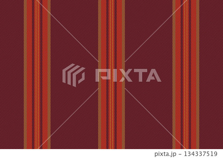 Pctober stripe fabric pattern, designer texture background seamless. Lulticolor textile vector lines vertical in red and orange colors. Pctober stripe fabric pattern, designer texture background seamless. Lulticolor textile vector lines vertical in red and orange colors. 134337519