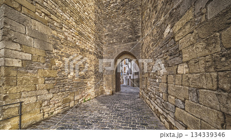 14-15th Century Medieval Walls of Morella, Spain 14-15th Century Medieval Walls of Morella, Spain 134339346
