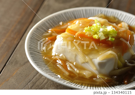 餡かけの絹豆腐 餡かけの絹豆腐 134340115