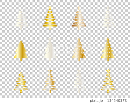 Various Christmas tree set 4 Various Christmas tree set 4 134340378