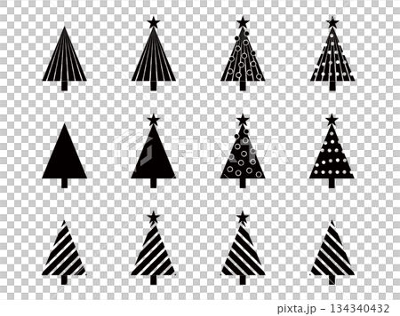 Various Christmas tree set 2 Various Christmas tree set 2 134340432