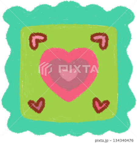 Cute cottage telephone heart valentines love  134340476