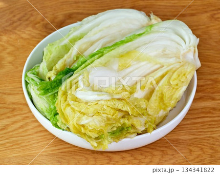 Salted napa cabbage for Kimjang Salted napa cabbage for Kimjang 134341822