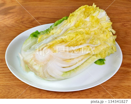 Salted napa cabbage for Kimjang 134341827