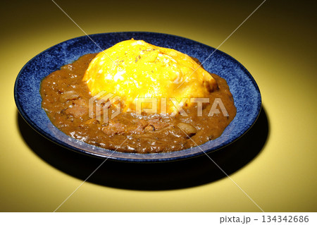 オムカレーライス オムカレーライス 134342686