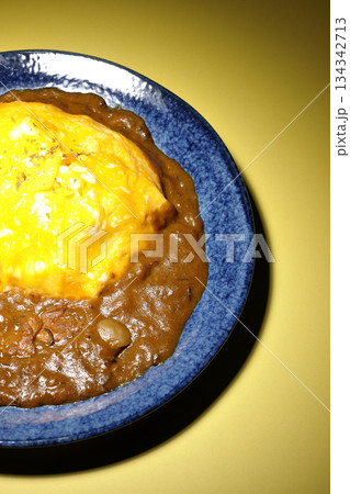 オムカレーライス 134342713