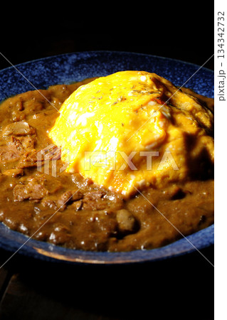 オムカレーライス 134342732