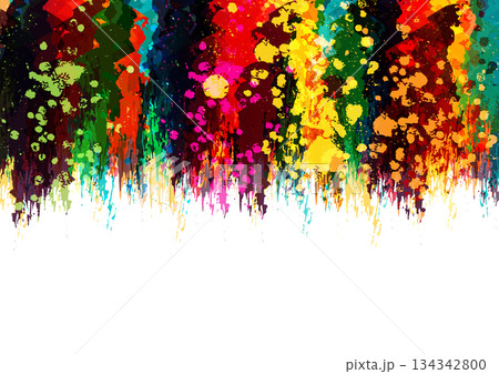 Abstract splatter paint colorful background design. illustration vector design. Abstract splatter paint colorful background design. illustration vector design. 134342800