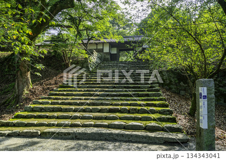 秋月　秋月城　長屋門　福岡県朝倉市 134343041