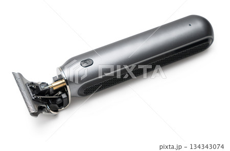 Electric hair clipper on a white Electric hair clipper on a white 134343074