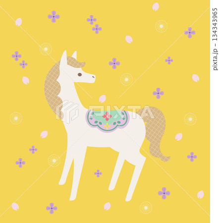 かわいい馬 かわいい馬 134343965