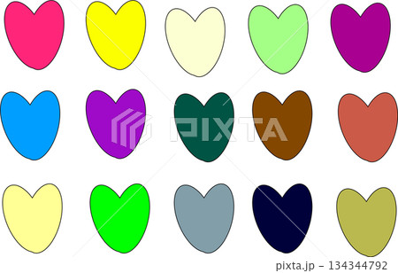 ハートカラーコレクション – Multi-Color Heart Collection ハートカラーコレクション – Multi-Color Heart Collection 134344792