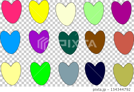 ハートカラーコレクション – Multi-Color Heart Collection ハートカラーコレクション – Multi-Color Heart Collection 134344792