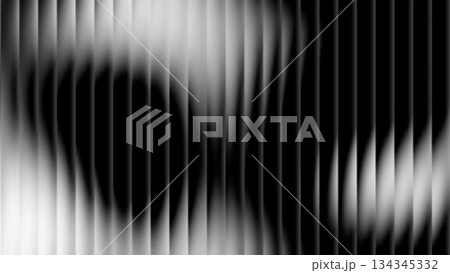 Ribbed glass background with refraction effect. Reeded glass with black and white gradient. Abstract vector background Ribbed glass background with refraction effect. Reeded glass with black and white gradient. Abstract vector background 134345332