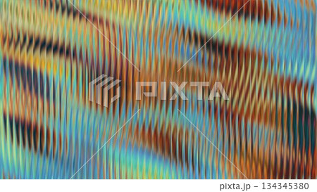 Ribbed glass background with refraction effect. Reeded glass with iridescent gradient. Abstract background Ribbed glass background with refraction effect. Reeded glass with iridescent gradient. Abstract background 134345380