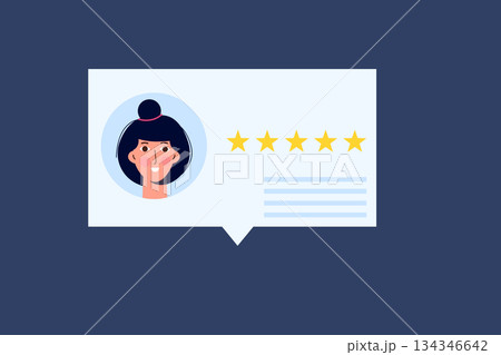Customer review, Usability Evaluation, Feedback, Rating system iconcept. Vector illustration Customer review, Usability Evaluation, Feedback, Rating system iconcept. Vector illustration 134346642