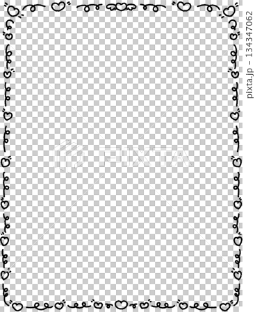 valentine frame 134347062