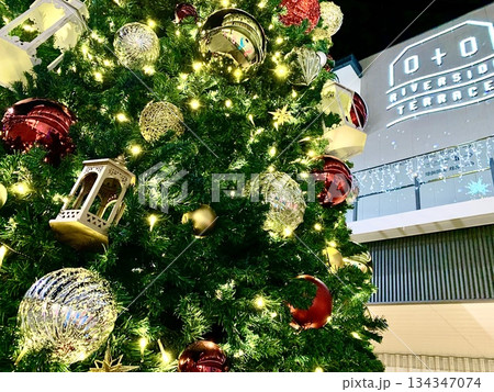 オトリバーサイドテラスのクリスマスツリー〈名鉄東岡崎駅/愛知県岡崎市〉 オトリバーサイドテラスのクリスマスツリー〈名鉄東岡崎駅/愛知県岡崎市〉 134347074