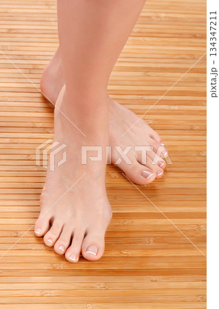 Healthy female feet Healthy female feet 134347211