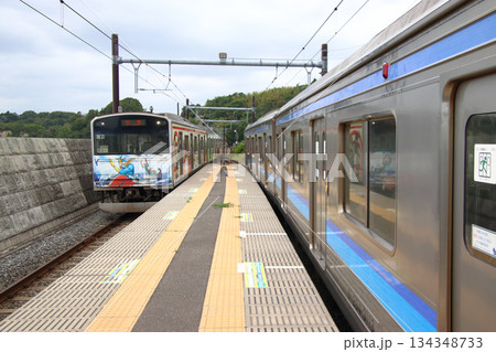 陸前大塚駅に停車中の仙石線205系電車(2025年:震災後) 陸前大塚駅に停車中の仙石線205系電車(2025年:震災後) 134348733