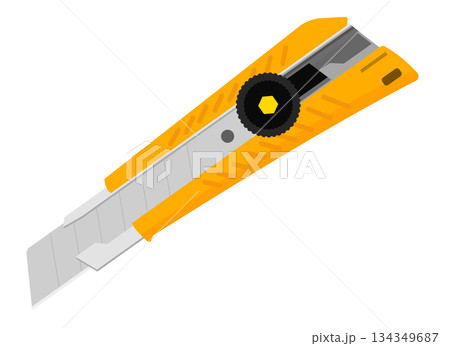 カッターナイフのイラスト 134349687