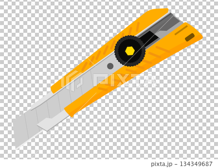 カッターナイフのイラスト 134349687