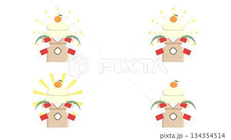 鏡餅セット 134354514