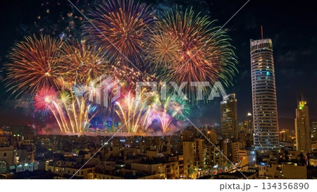 2026年の幕開けを祝う光と希望の祝祭-未来へ弾むニューイヤーの瞬間 2026年の幕開けを祝う光と希望の祝祭-未来へ弾むニューイヤーの瞬間 134356890