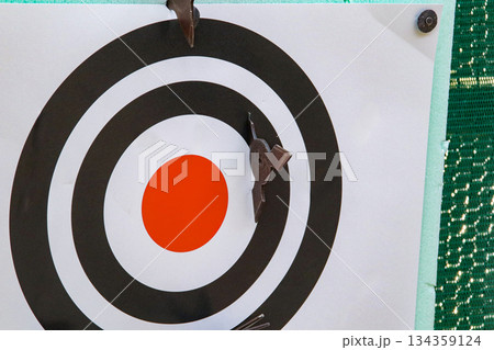 手裏剣が当たった的 134359124