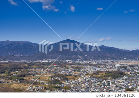 【神奈川県】湘南平からの眺める大山 【神奈川県】湘南平からの眺める大山 134361120