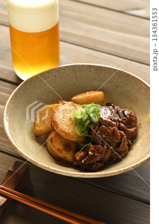 牛肉とじゃがいものオイスタソース炒め 牛肉とじゃがいものオイスタソース炒め 134361553