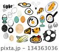 卵のイラストセット 134363036