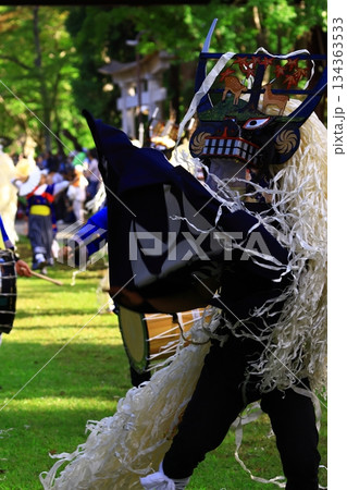 岩手県　民俗芸能公演　獅子踊り 134363533