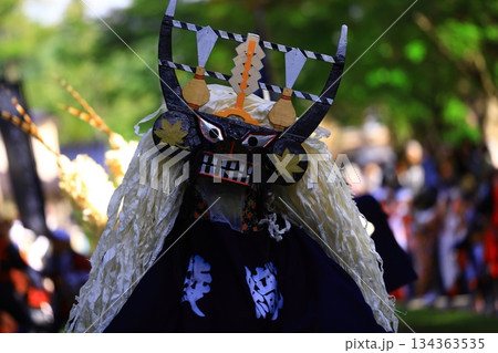 岩手県　民俗芸能公演　獅子踊り 134363535