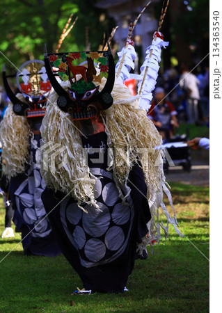 岩手県　民俗芸能公演　獅子踊り 134363540